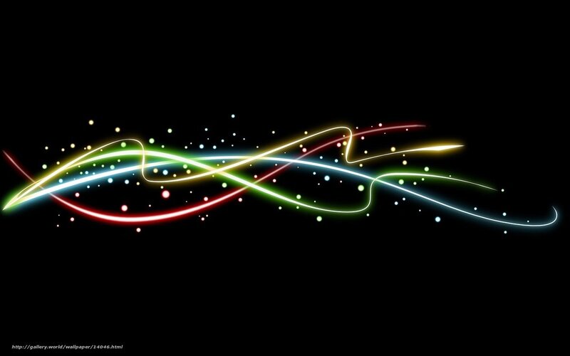 Colorful light waves