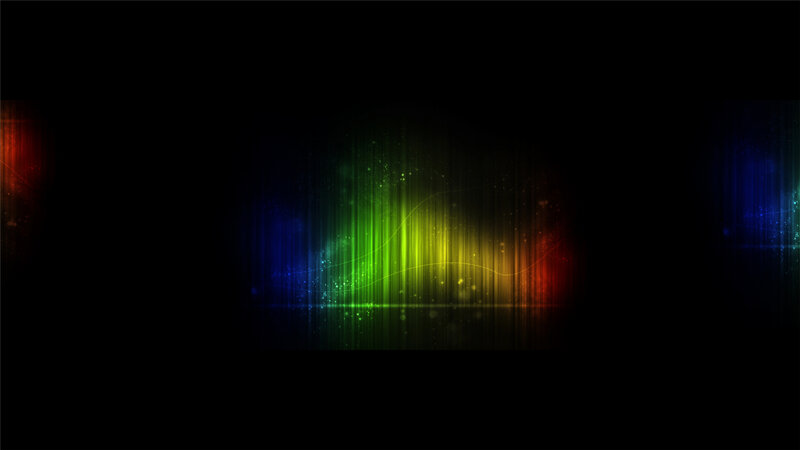 colorful light waves