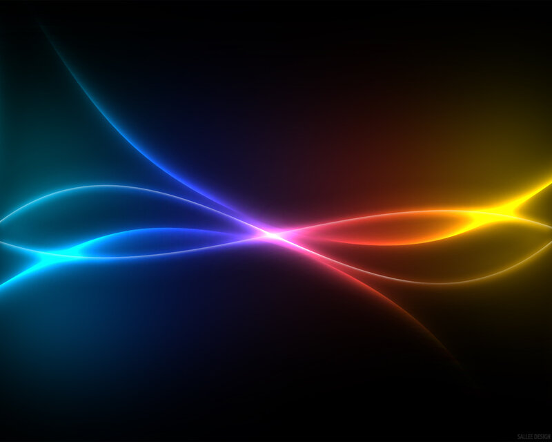colorful light waves