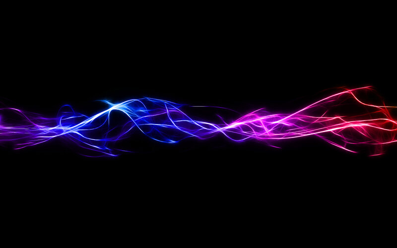colorful light waves