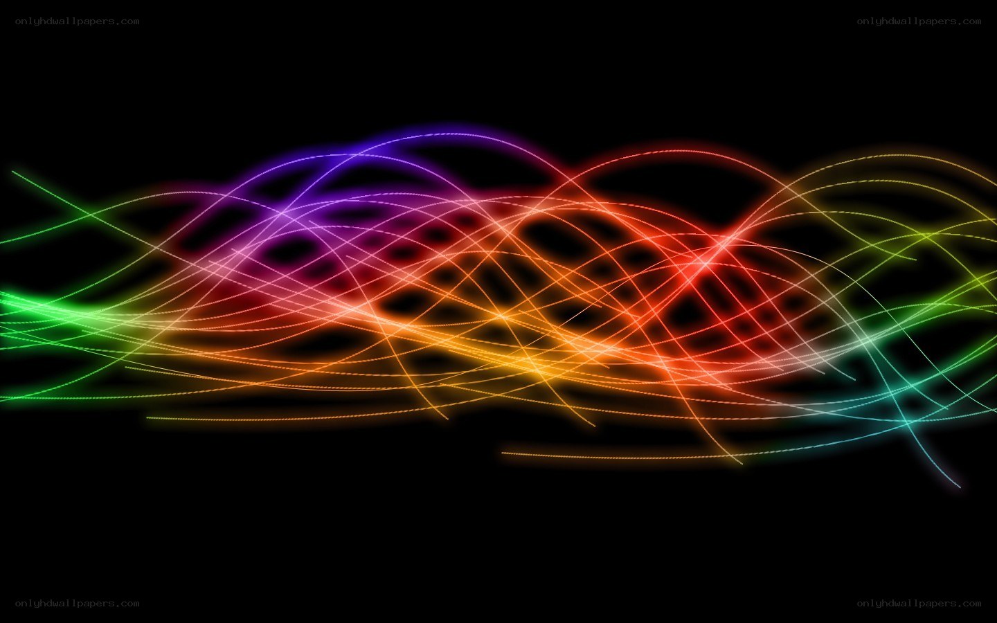 colorful light waves