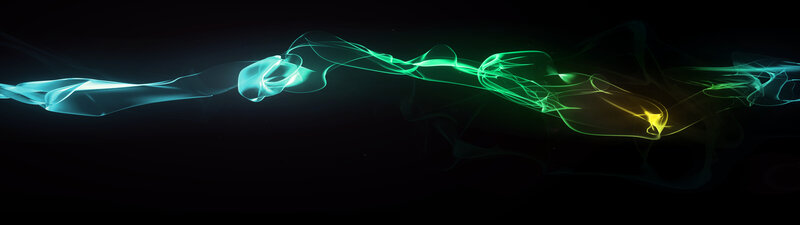 colorful light waves