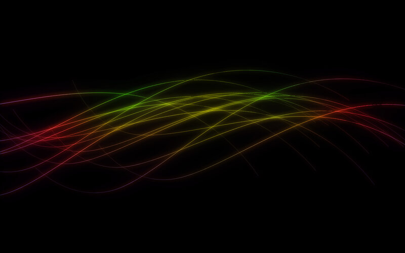 Colorful light waves