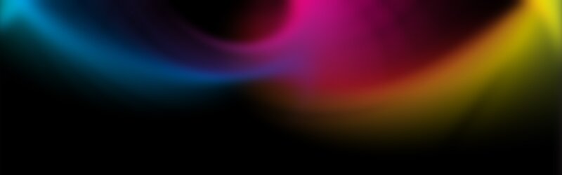 Colorful Light Waves — Blue, Dynamic, Abstract, Color