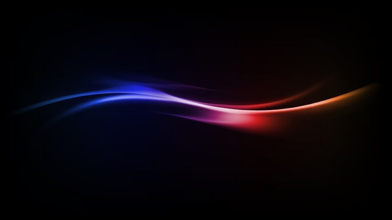 Colorful Light Waves — Blue, Dynamic, Abstract, Wave