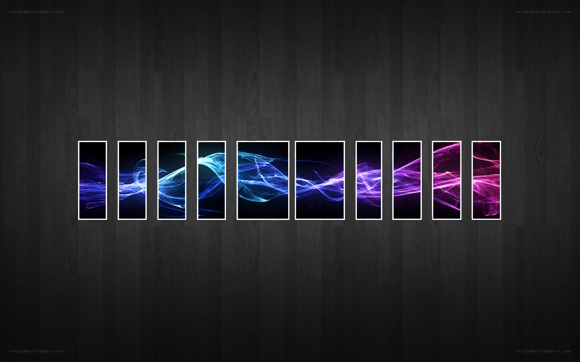 colorful light waves on wood