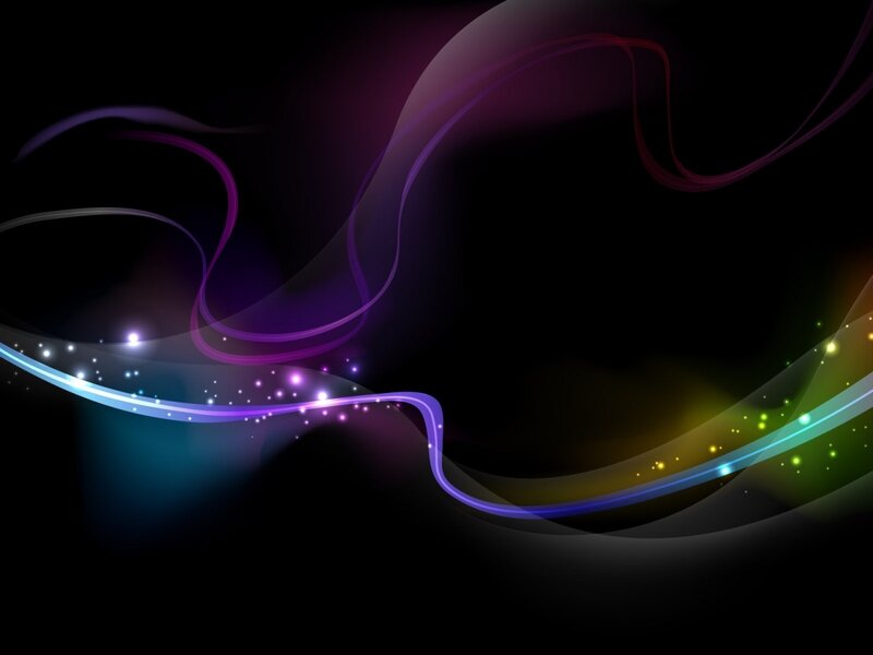 Colorful Light Waves — Purple, Dynamic, Abstract