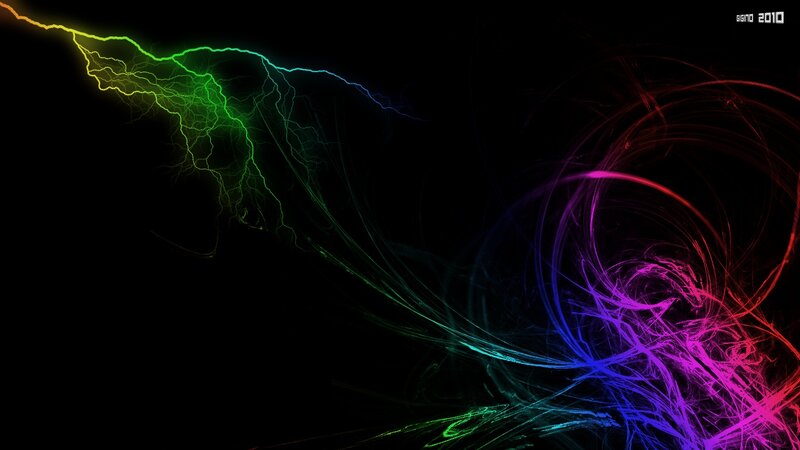 colorful lightning abstract