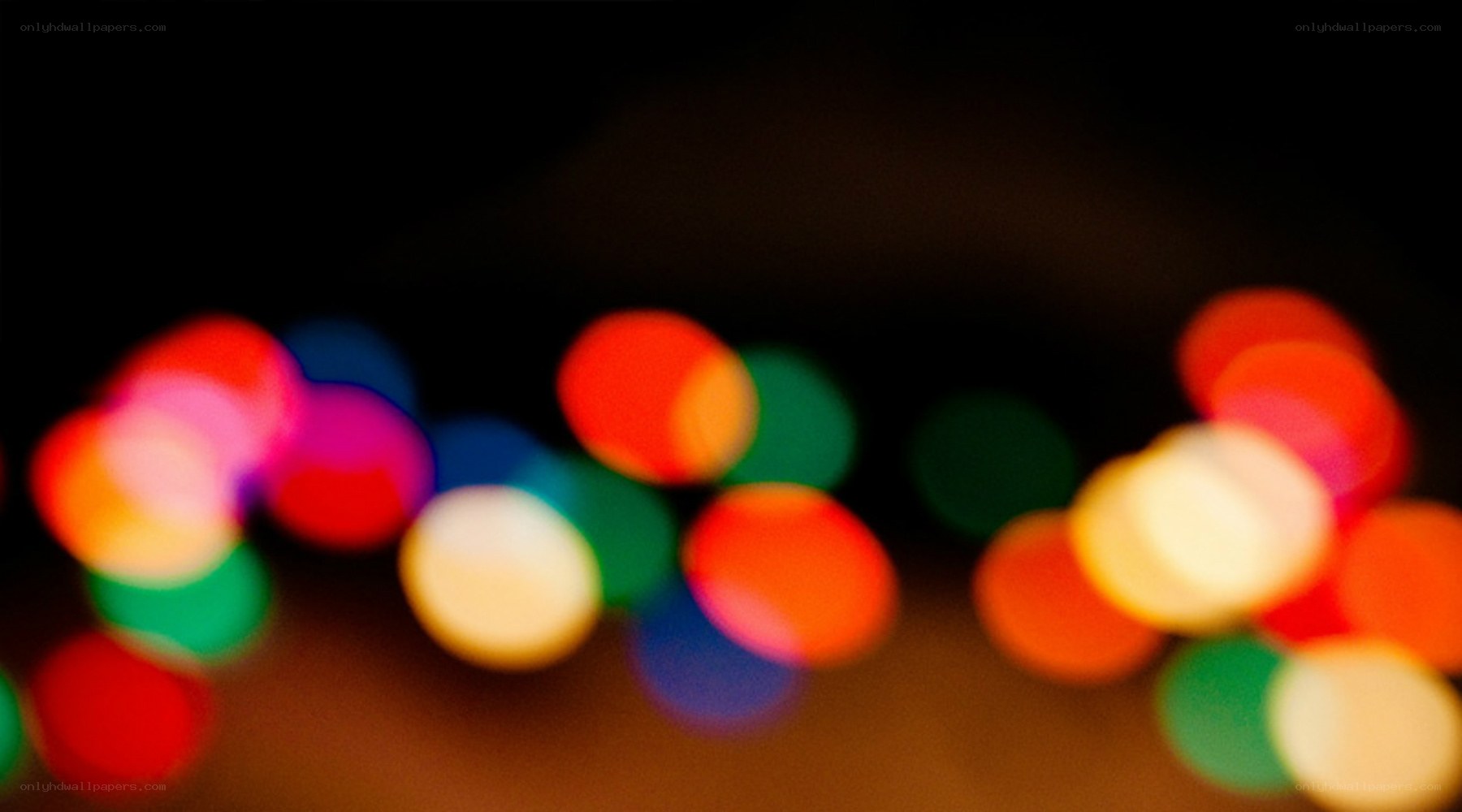 colorful lights in blur