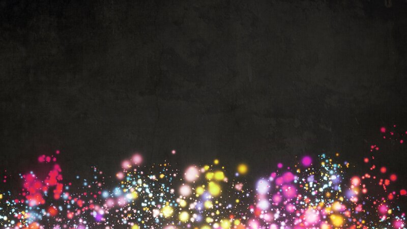 colorful lights on dark background