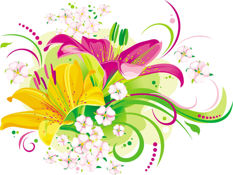 Colorful Lily Bouquet