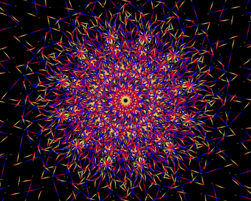 Colorful Line Mandala