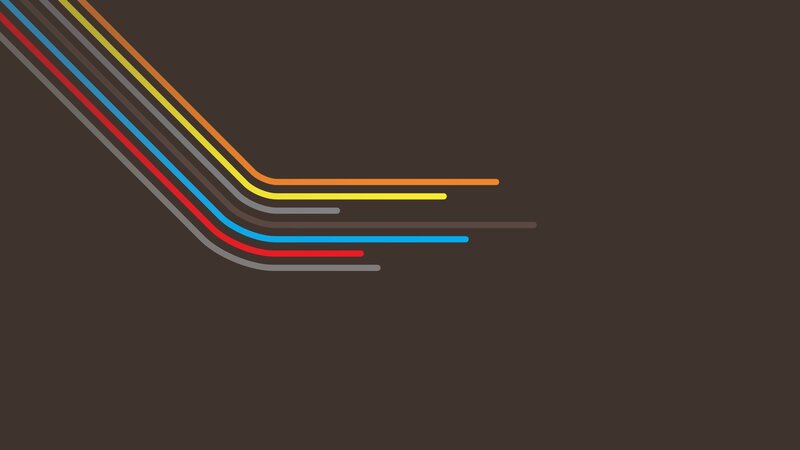 Colorful Lines on Brown