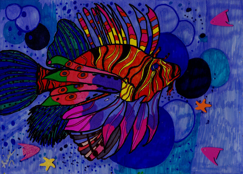 Colorful Lionfish