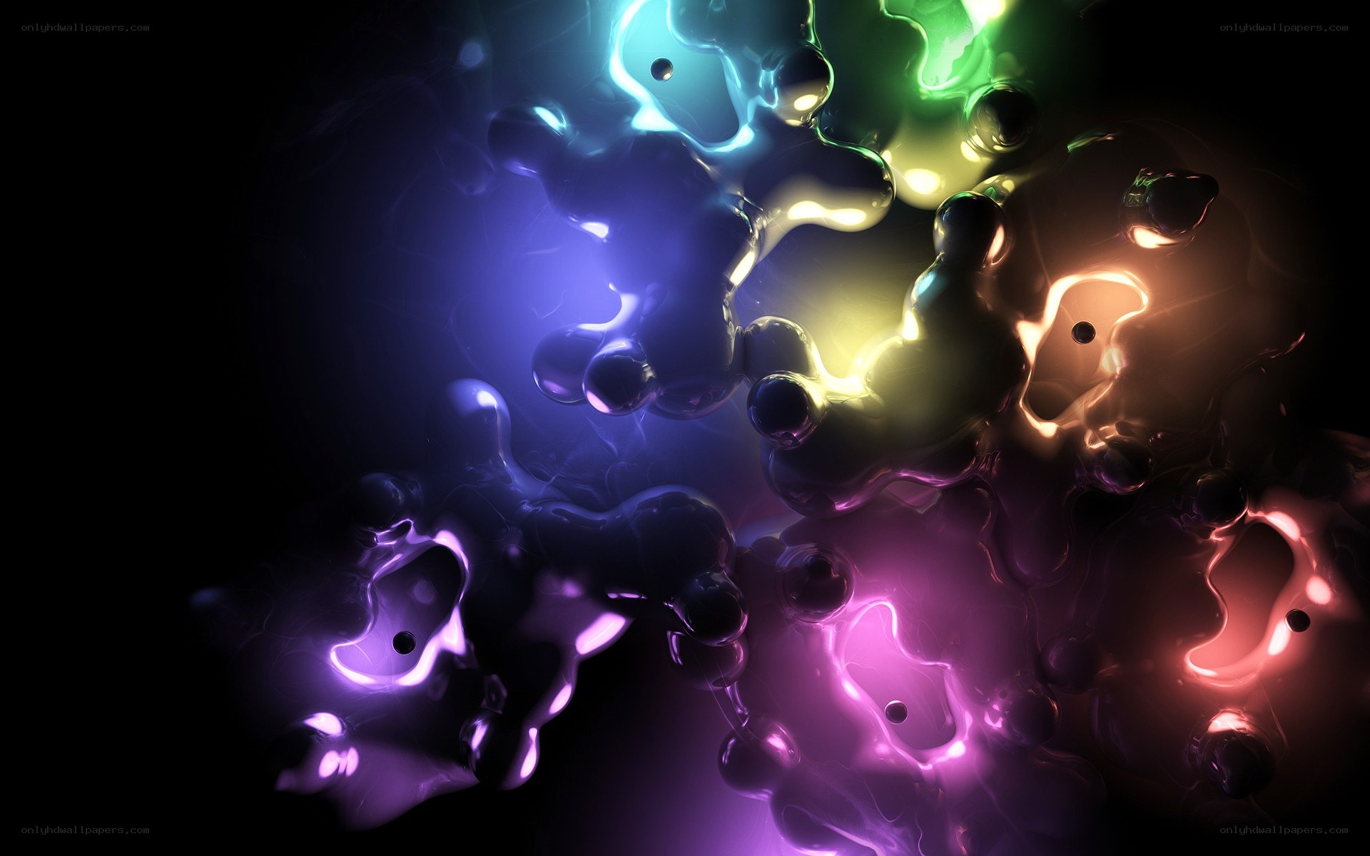 colorful liquid abstract