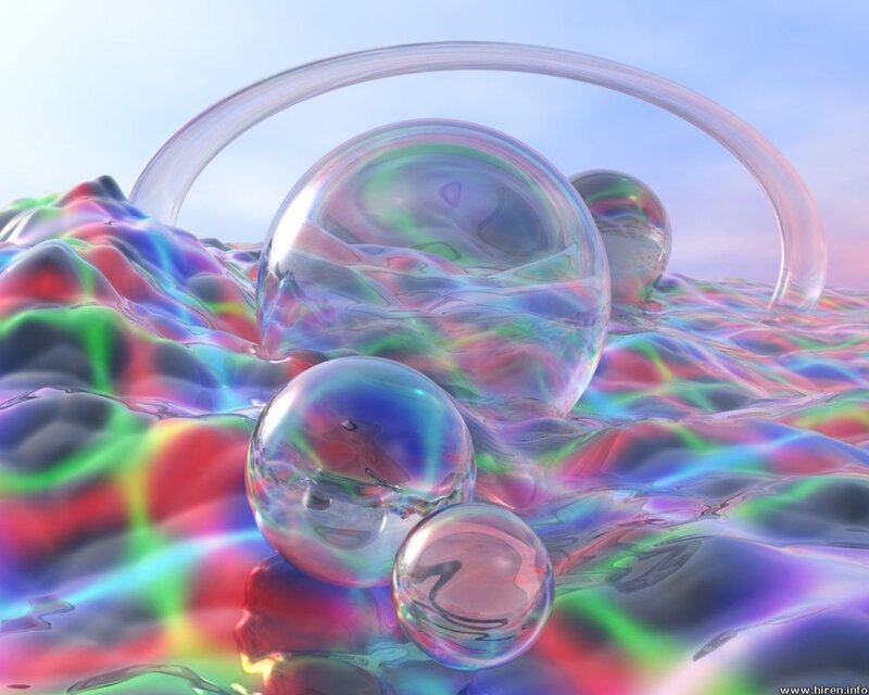 Colorful Liquid Bubbles — Rainbow