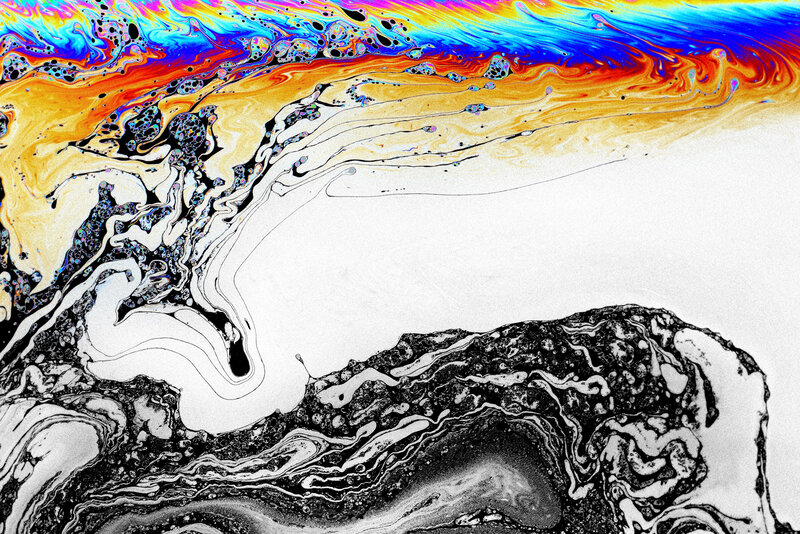 Colorful Liquid Patterns — Blue