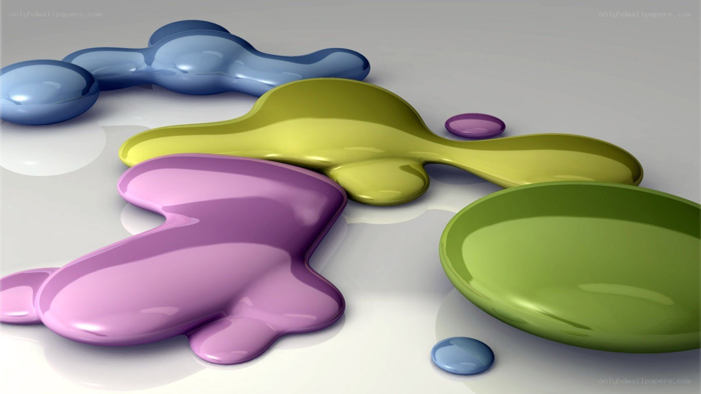colorful liquid shapes