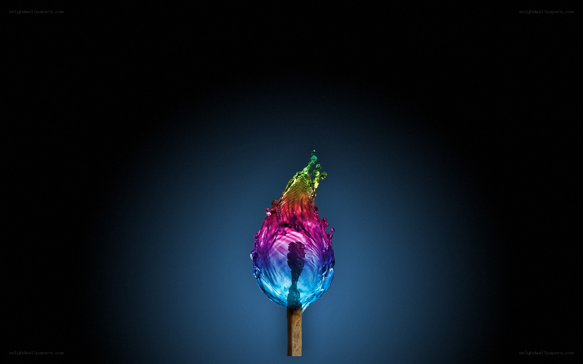 colorful liquid splash