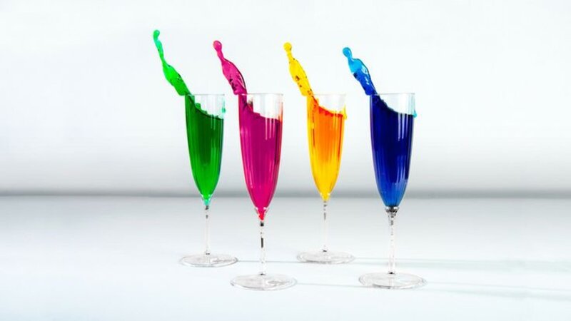Colorful Liquid Splashing — Green