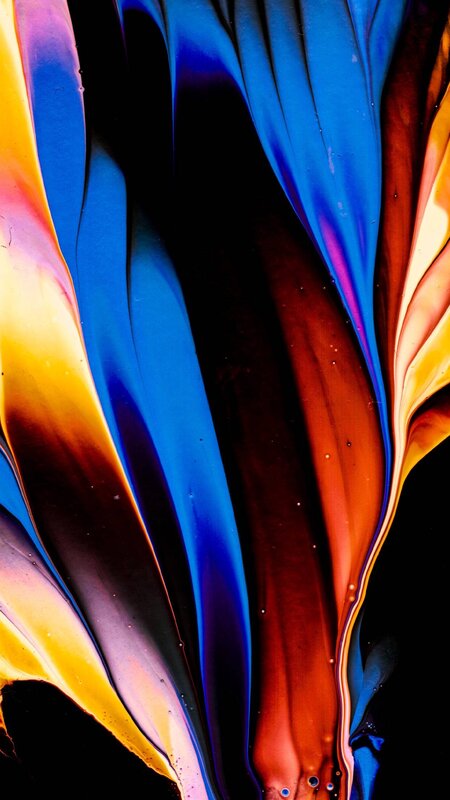 Colorful Liquid Swirls — Blue, Dynamic