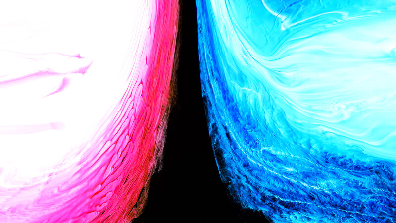 Colorful Liquid Swirls — Pink, Dynamic