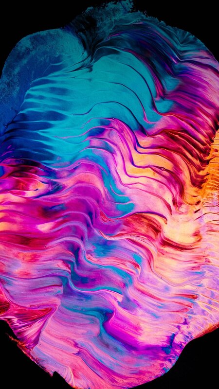 Colorful Liquid Swirls — Pink