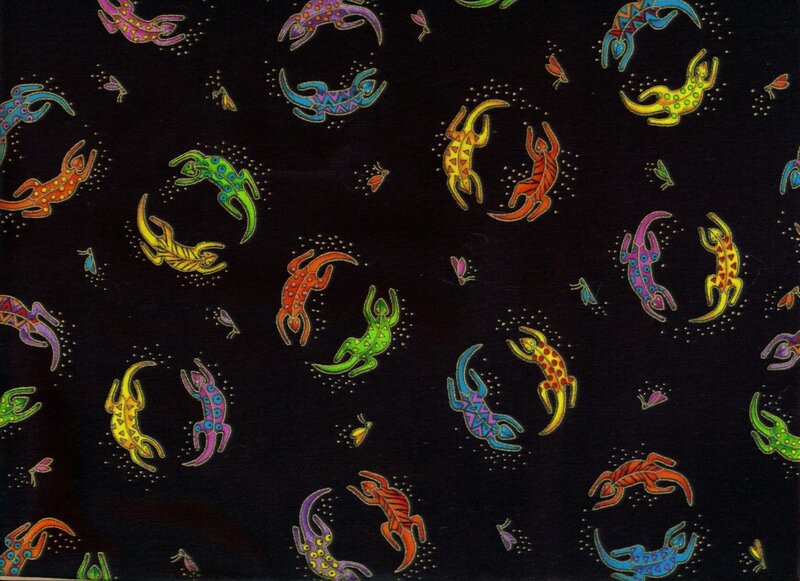 Colorful Lizard Pattern