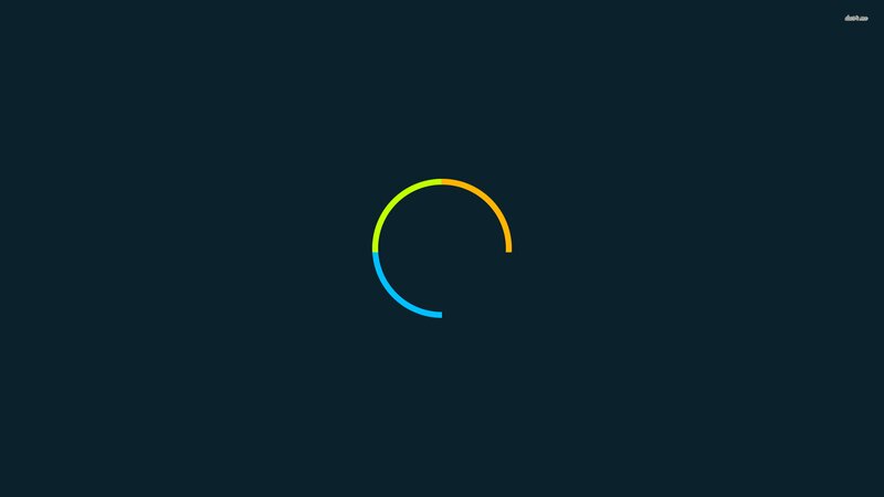 Colorful Loading Circle — Blue, Neutral