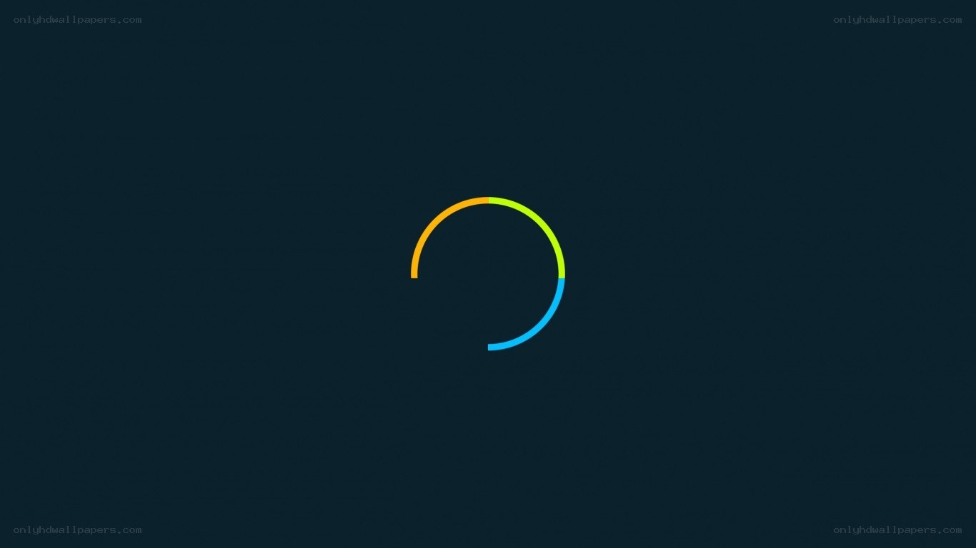 colorful loading circle