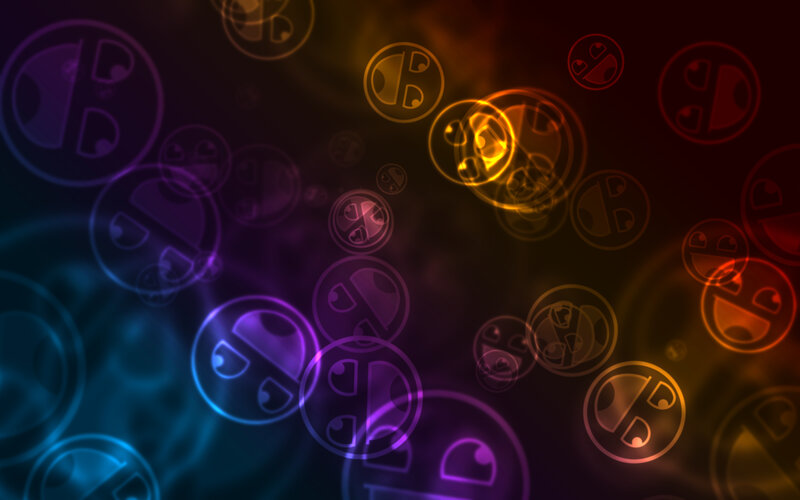 colorful logo pattern background