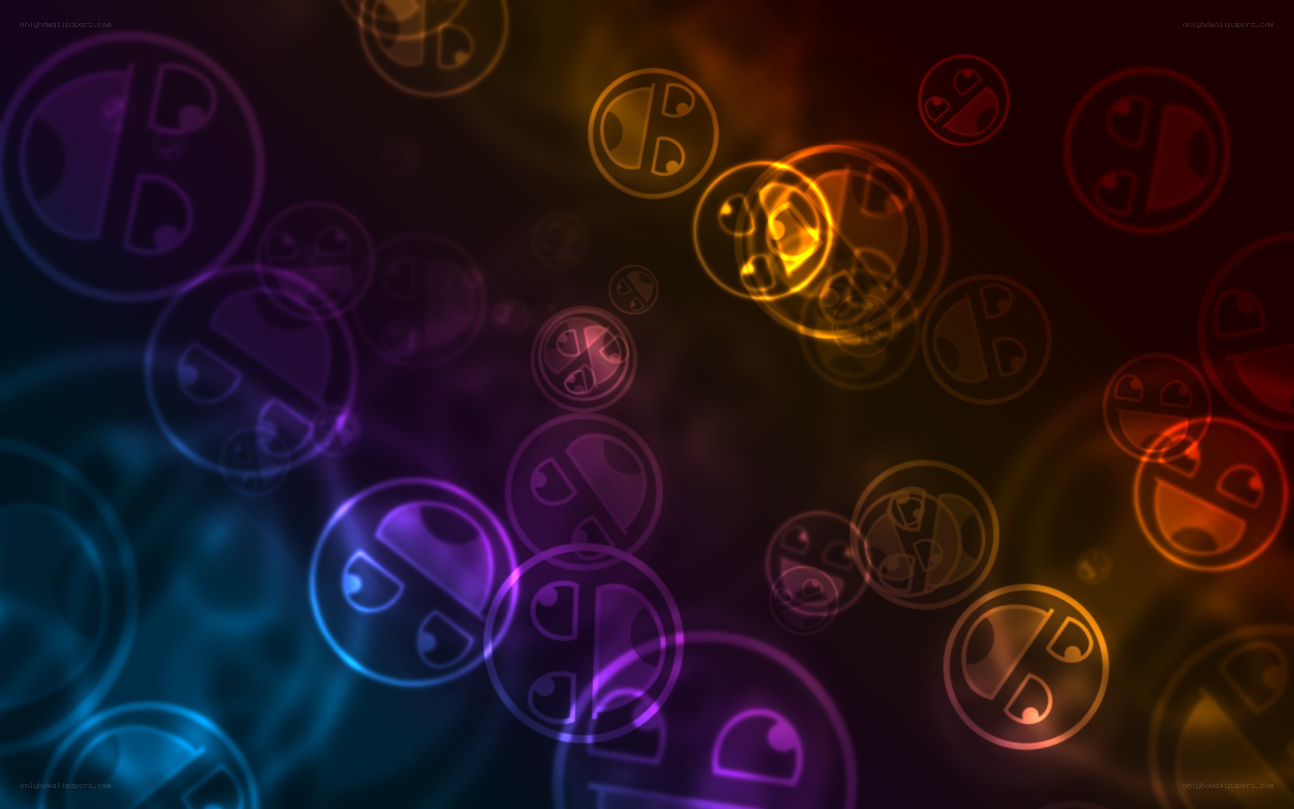 colorful logo pattern background