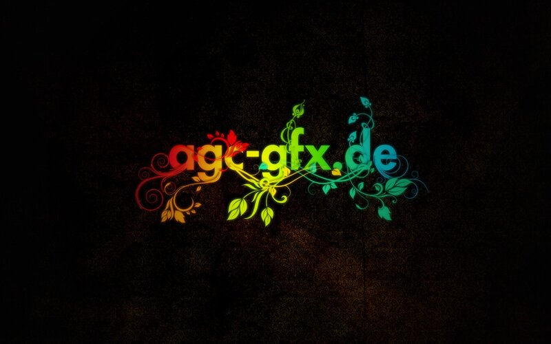colorful logo with floral design