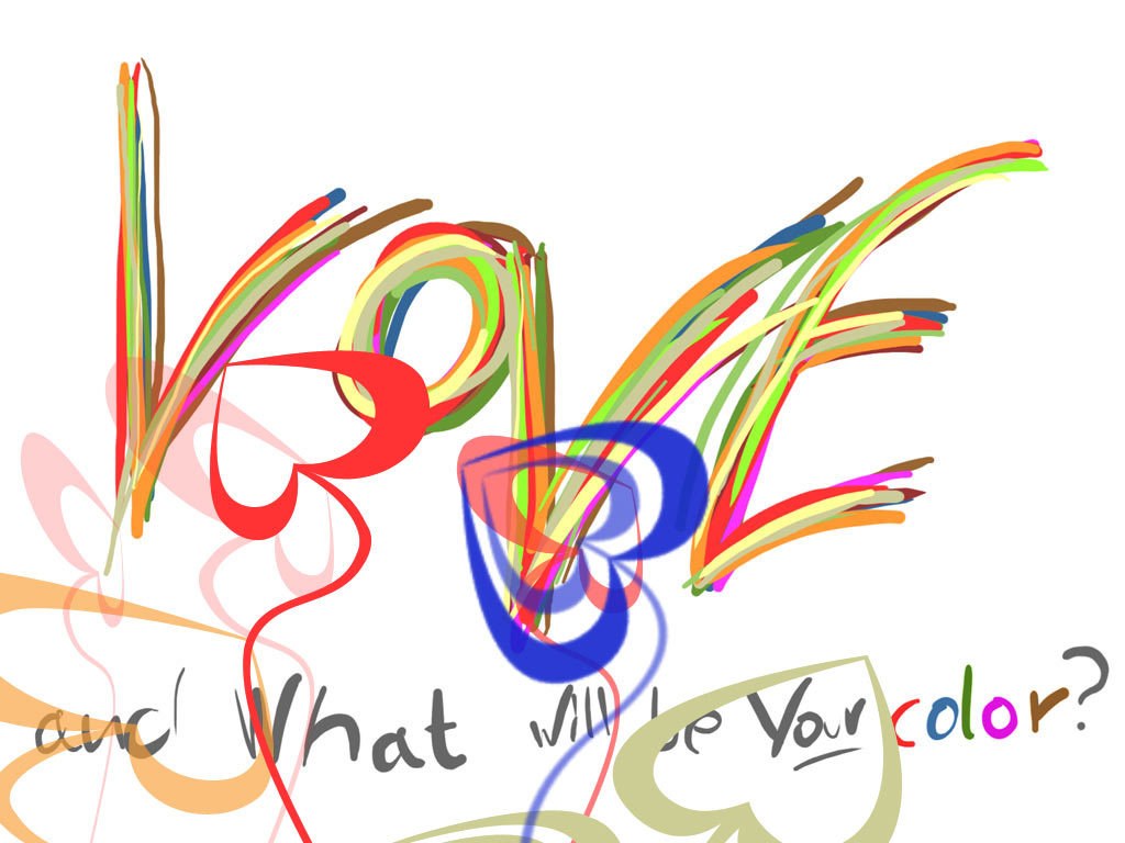 colorful love art