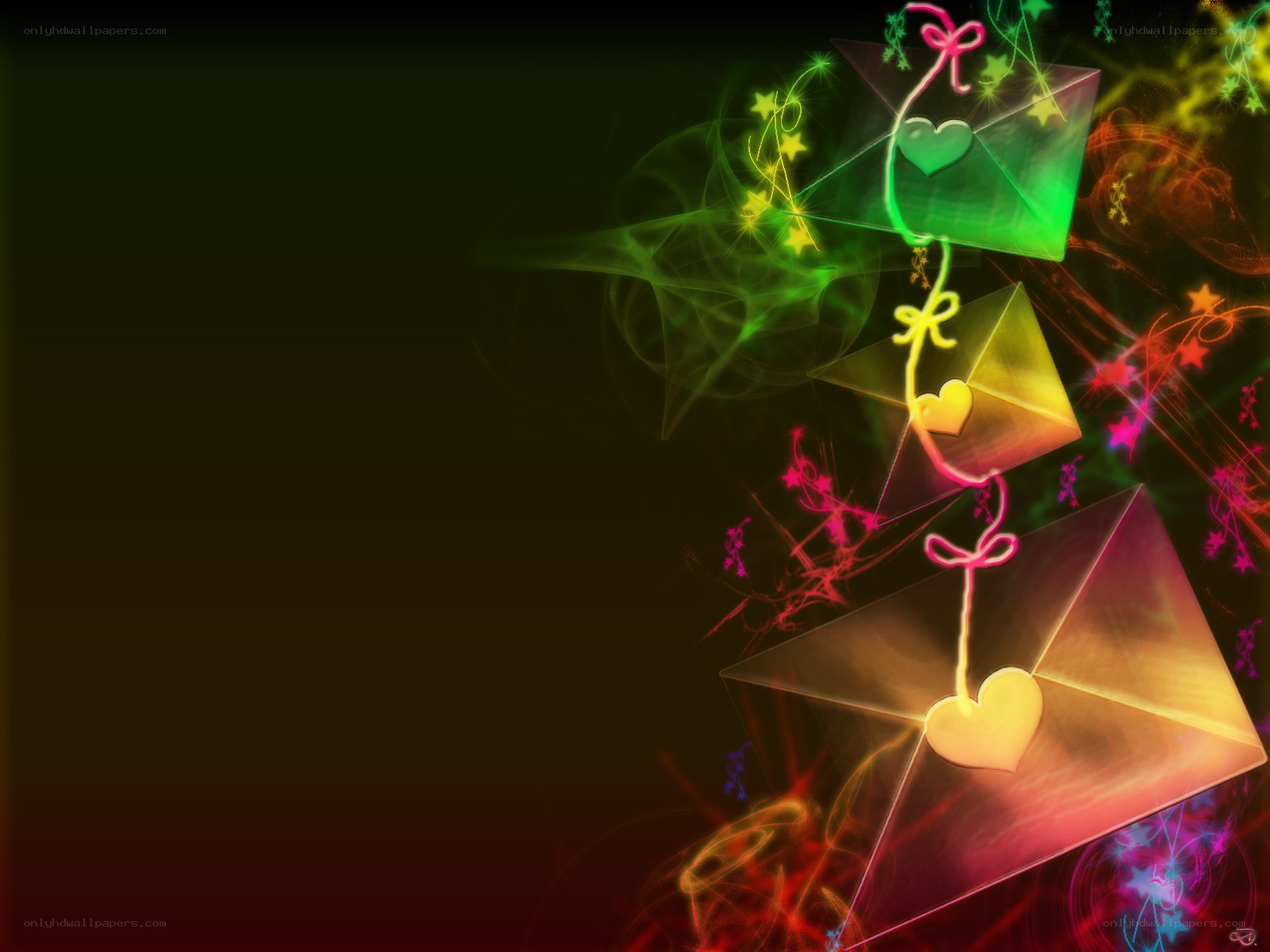 Colorful love letters