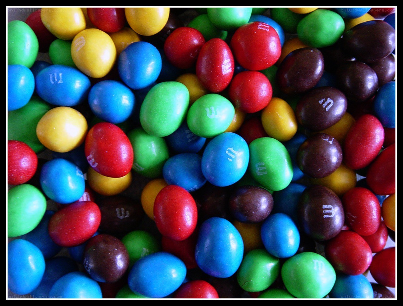 colorful m&m candies