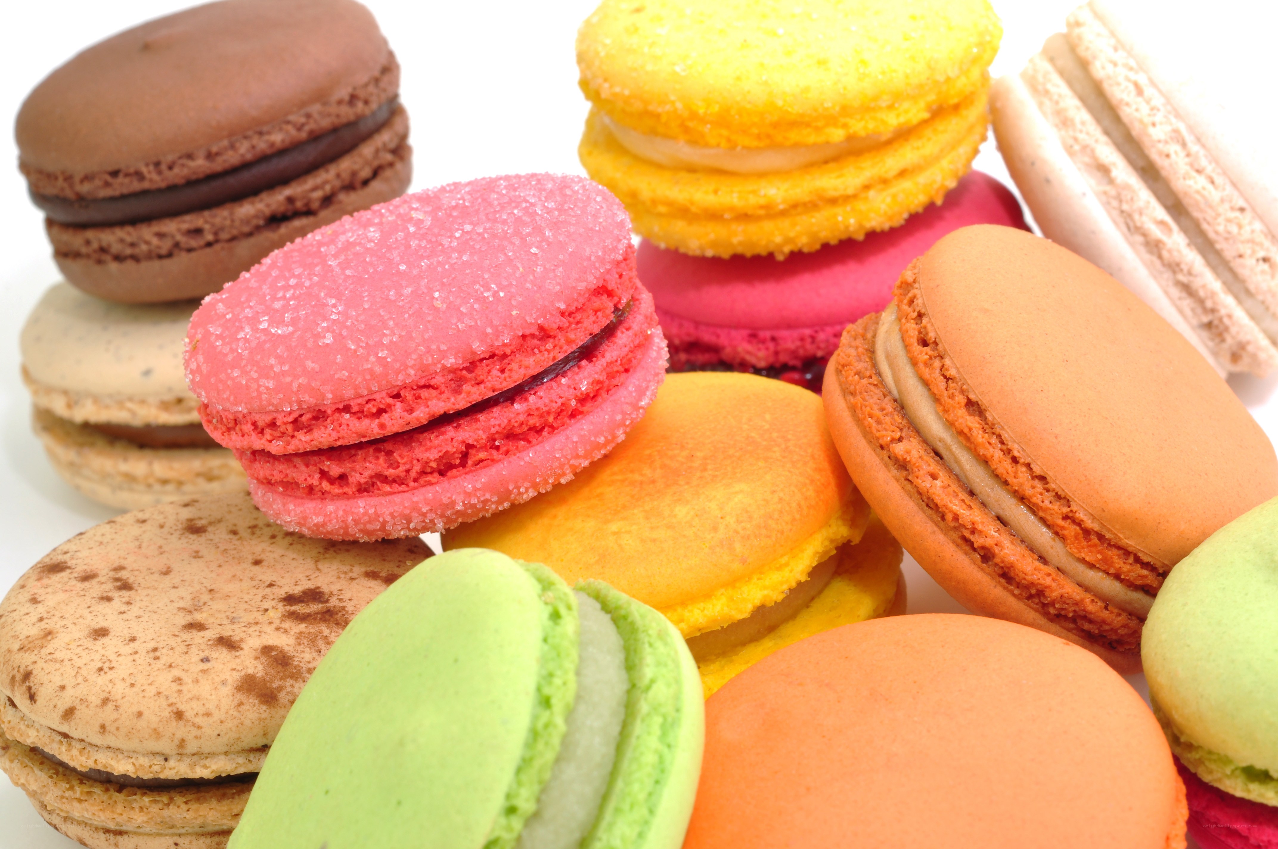 Colorful macarons assortment