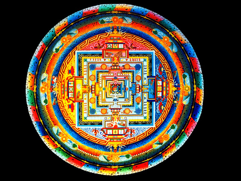 Colorful mandala artwork