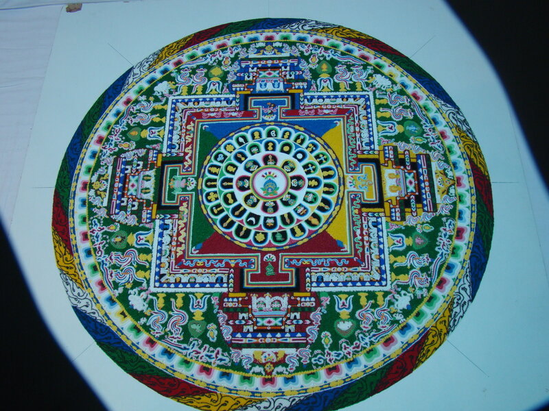 Colorful Mandala Artwork — Green