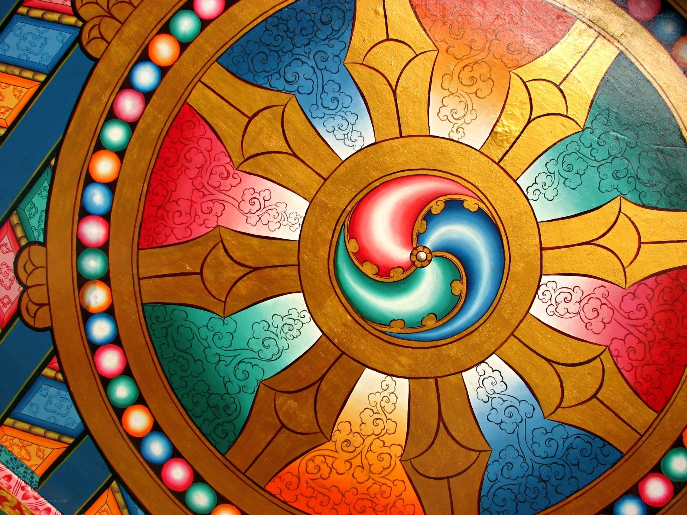 Colorful mandala artwork
