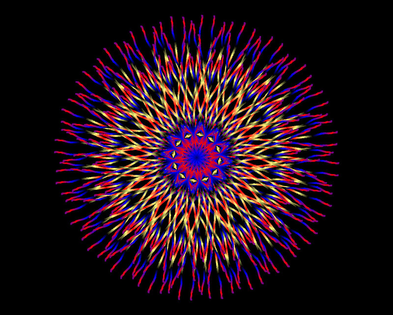 colorful mandala design