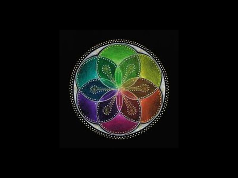 Colorful Mandala Design — Green