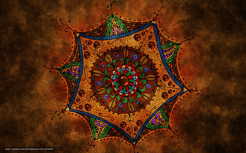 colorful mandala design