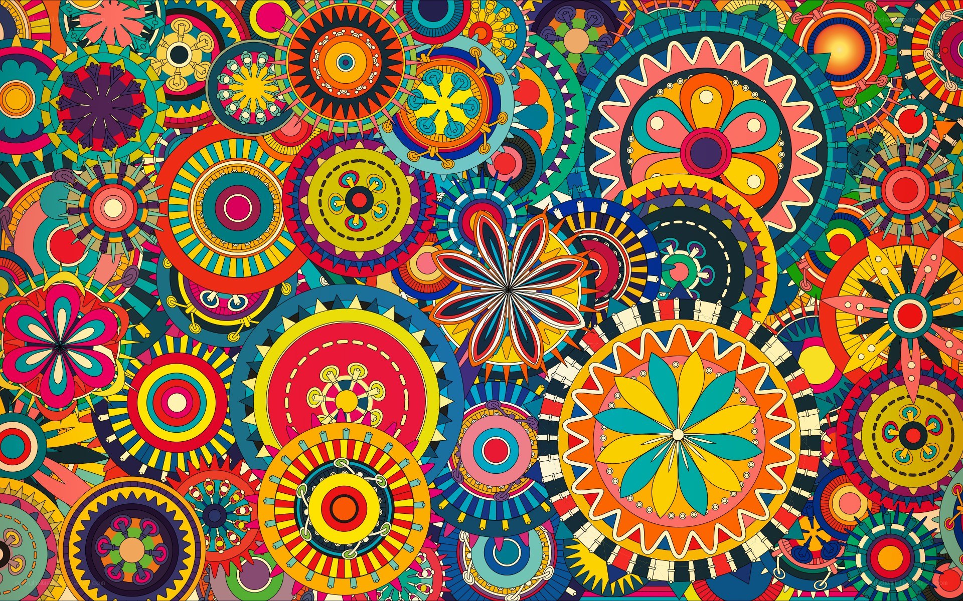 colorful mandala pattern