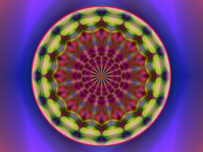 colorful mandala pattern
