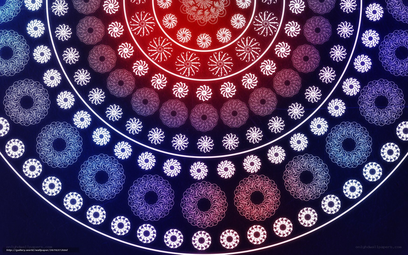 Colorful mandala pattern