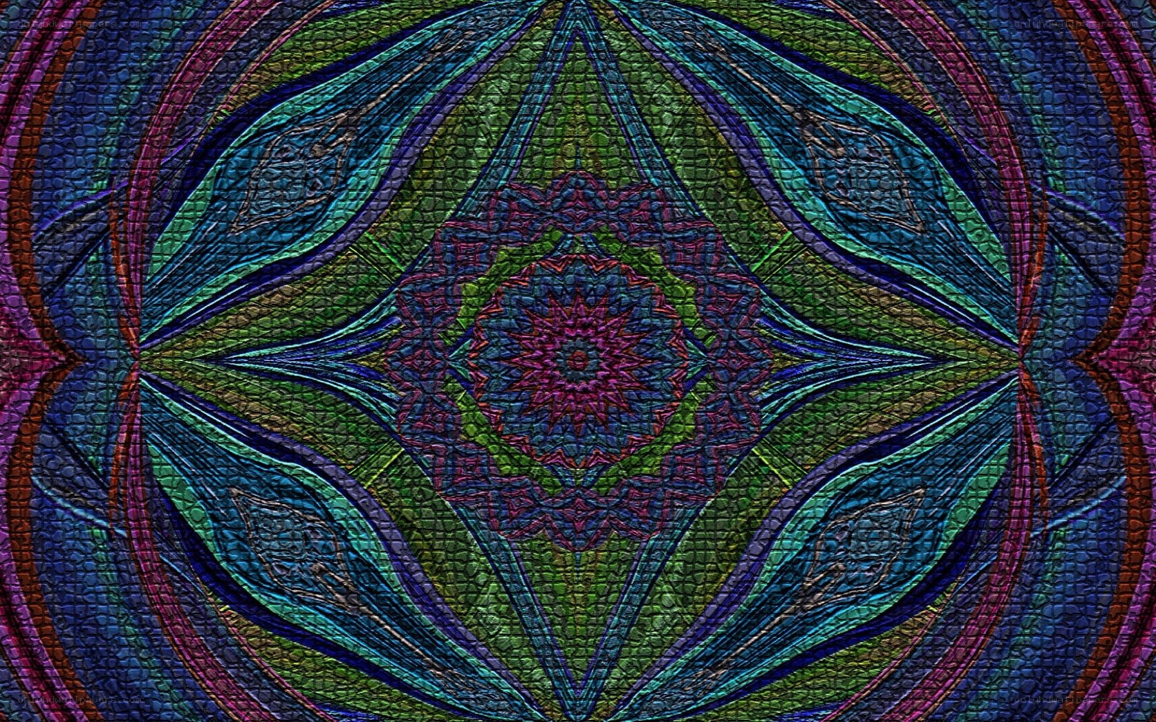 colorful mandala pattern