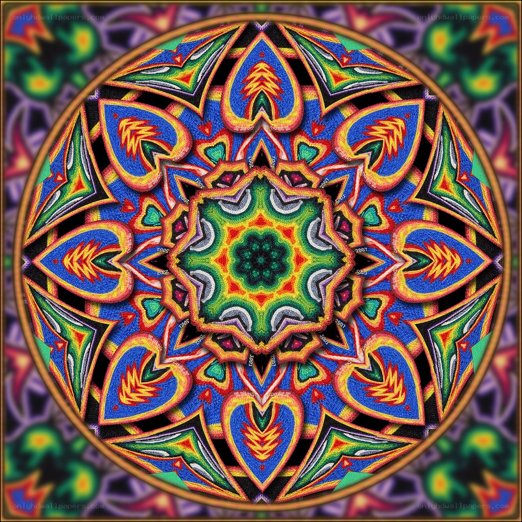 Colorful mandala pattern