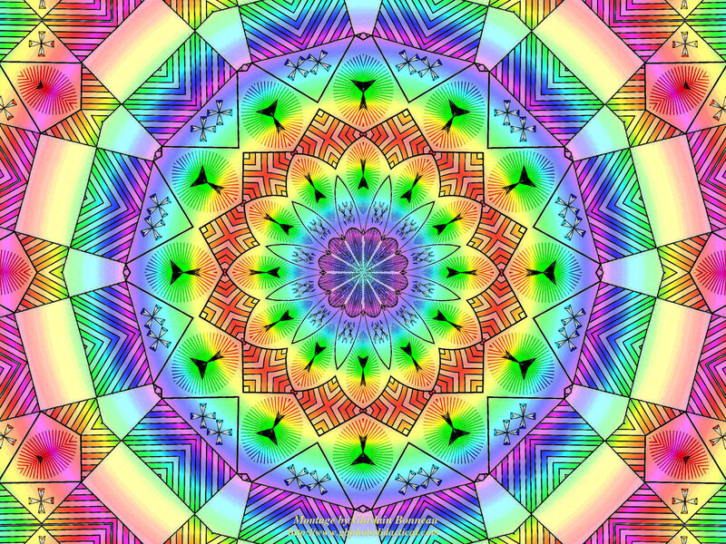 colorful mandala pattern
