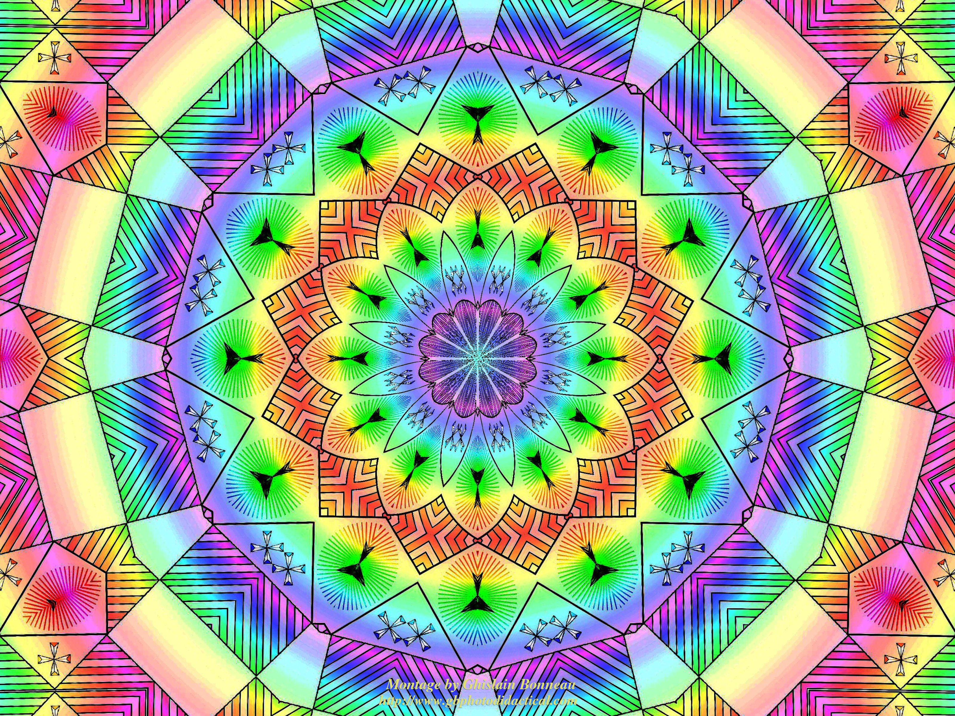colorful mandala pattern